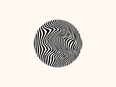 Distortion circle dribbble dribbbler illusion logo
