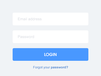 Simple Login [.gif] active clean email error fields invalid login minimal password screens sign in simple submit type ui ux