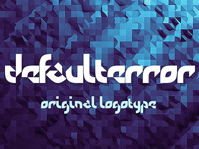 defaulterror ~ Original Logotype buy creative defaulterror font market store