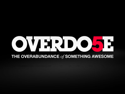 OVERDO5E awesome logo overabundance overdo5e overdose something type
