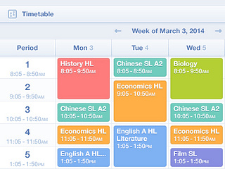 Timetable designs, themes, templates and downloadable graphic elements ...