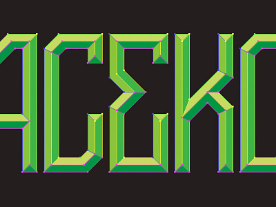 Experimental Type custom experimental fonts green illustrator lettering tmnt type vandalism vector