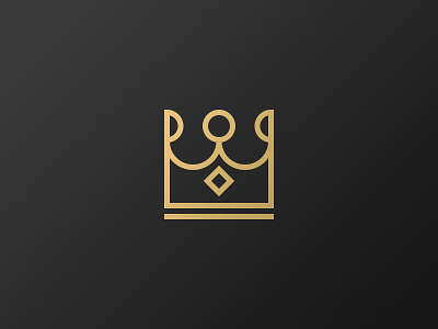 Crown Option 1 crown dark gold icon jewels king logo royal