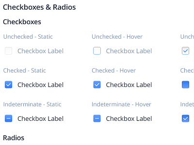 Checkboxes & Radios