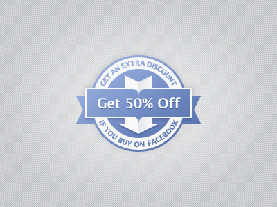 Client tweakage badge discount facebook stamp