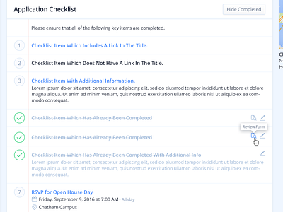 Application Checklist application checklist icons interface rsvp todo ui update ux