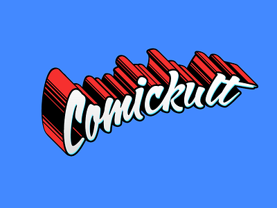 Type Experiment comic comickult comics cult logo online store superman