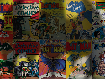 QUICK, TO THE BATMOBILE! bat signal batman batmobile comics etc