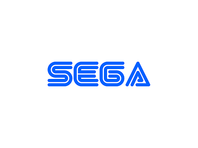 SEGA experiment logo sega tv games type