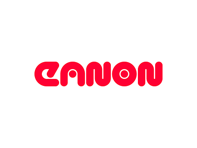 CANON brand canon experiment japan logo nippon red type