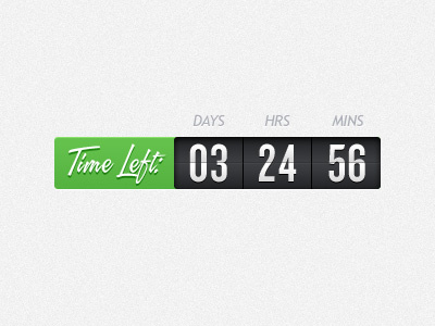 Time Left: Updated Countdown Timer
