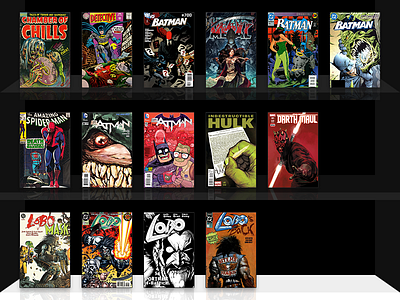 Black Shelves? batman black comic comickult lobo shelf ui white
