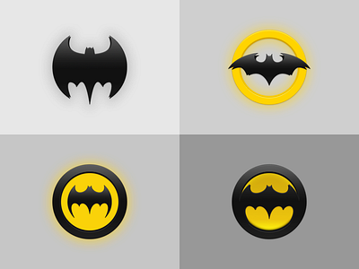 Failed Concepts batman batso crap icon logo signal yellow