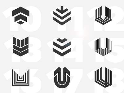 Conceptual Logomarks 10 – 18