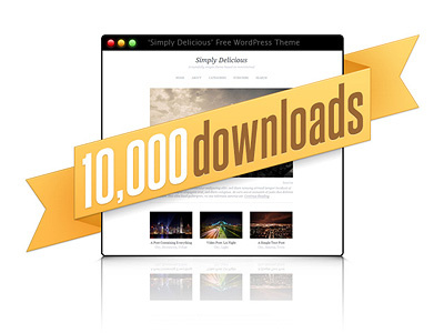 10,000 downloads 10000 10k delicious download free minimal mmminimal premium simply theme wordpress