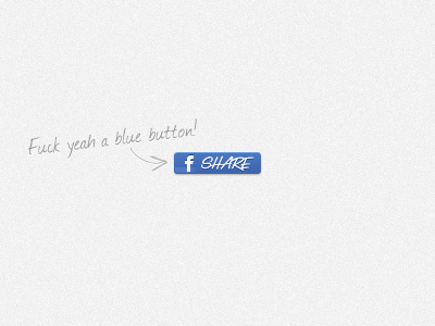Facebook Share Button blue button custom facebook profanity share