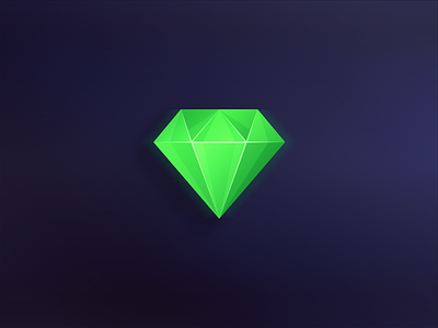 Green Diamond alt blang blicg capital coin diamond finance green icon logo money stacks