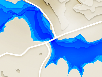 Build a Bridge background crisis deep depth experiment greyscale shadows topographic water