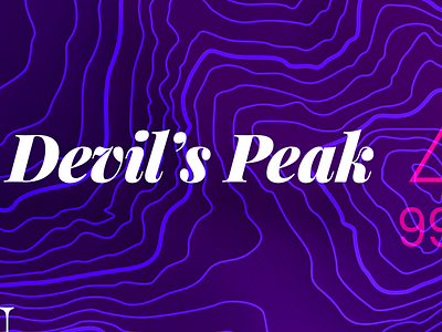 Devil's Peak △ 999 cape town cartography devils peak map satans hour topographic