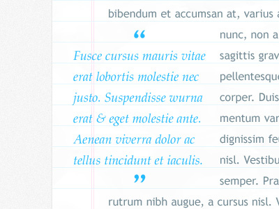 Quote blockquote blue fonts page paper quote rulers sentence text texture typography
