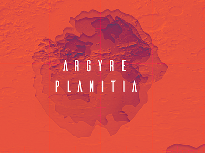 Argyre Planitia haha words map mars planet red topographic
