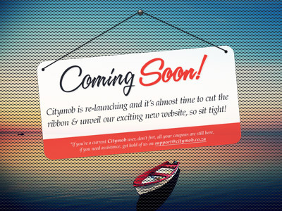 Coming Soon! boat citymob coming holding lake page sign soon temp
