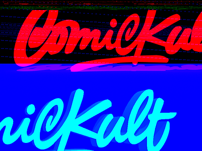 REMIX ~ ComicKult Logo comickult fail glitch logo photoshop