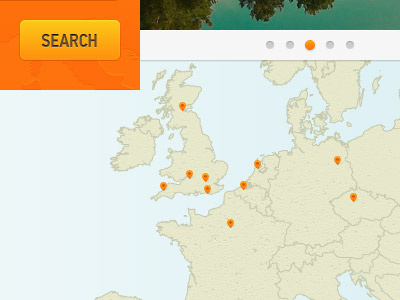 Map clean europe map marker nav pagination search slider ui uk