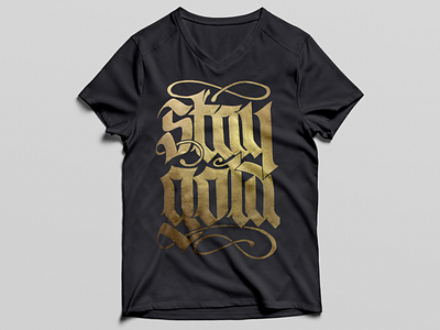 STAY GOLD apparel black clothing gold rtj run the jewels stay gold store tee tshirt typography