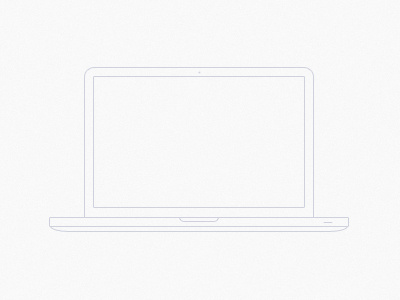 Minimal Macbook Pro apple clean ios macbook minimal osx outline pixel pro svelte ui wireframe
