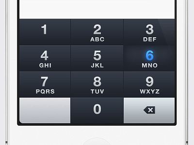 iOS Custom Numeric Keypad 5 @2x apple button custom interface ios iphone keypad numbers numeric retina ui ux