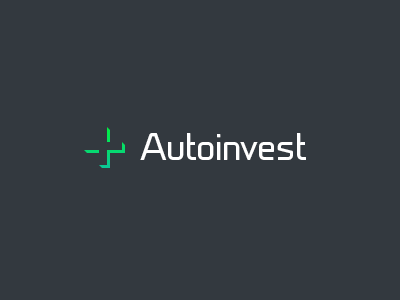 Logo Concept animated auto automated concept financial gif invest logo plus seamless