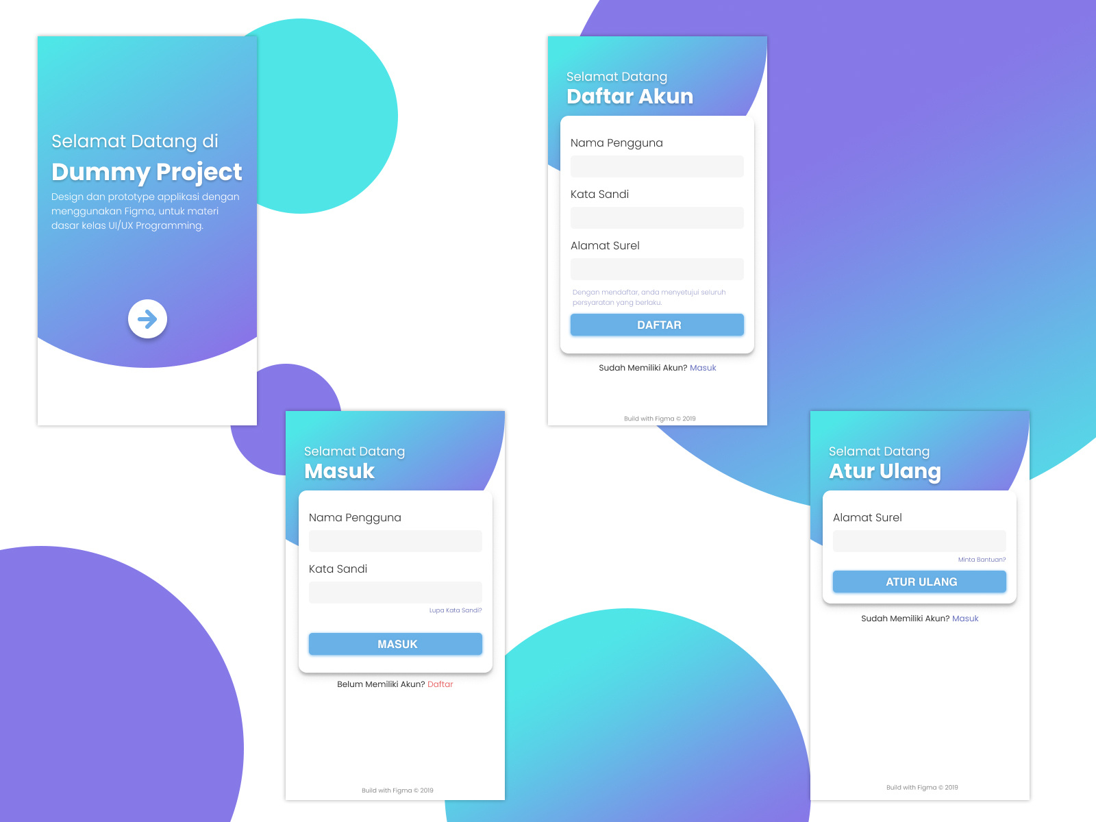 Login Page With Figma By Ramadhan Lutfi Hanafiah On Dribbble