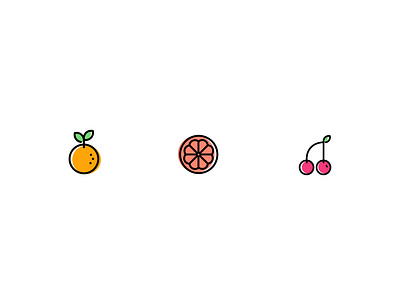 Fruit icons