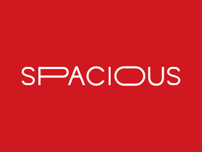 Spacious branding exhibition center identity logo spacious