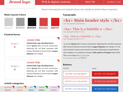 Blog Styletile blog colors cta design styles styletile ui