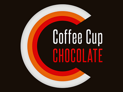 Coffee Cup Chocolate Logo branding coffee company logo shop