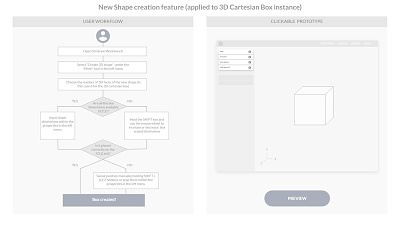 UX / UI design: New CAD software feature product uidesign ux ux ui