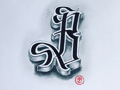 B. calligraphy typography