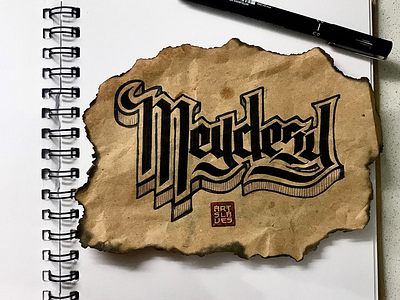 Meydesy artslaves custom typography