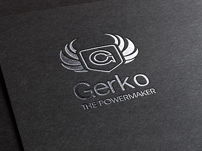 Gerko Identity drawing illustration logo