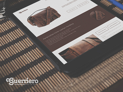 Guerriero branding graphic logo webdesign webtemplate