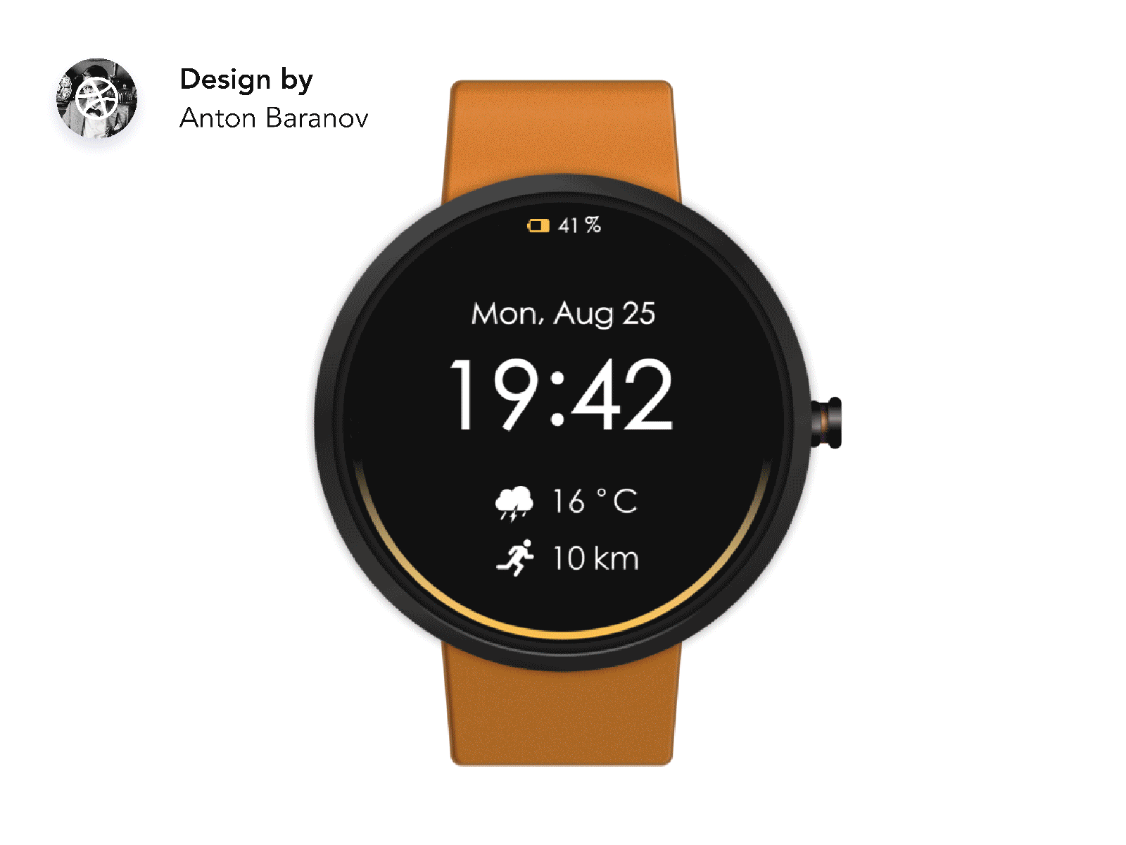 Smart Watch Control Concept⌚ animation app branding clear design flat portfolio smart ui ux watch