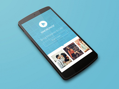 Sincronoz android event flat moments nexus ui video
