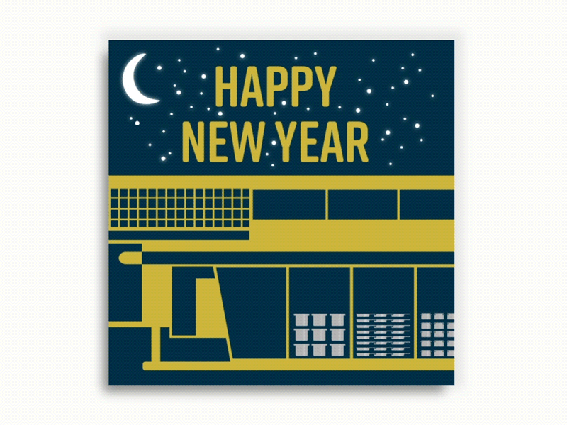 Happy New Year Animation by Marlena Lang on Dribbble