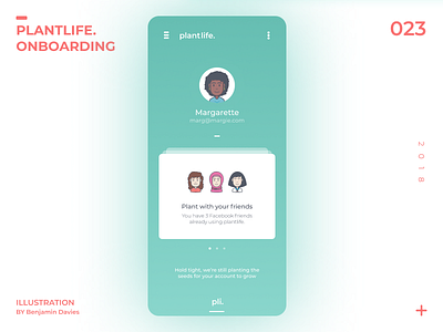 Daily UI 023: plantlife. Onboarding