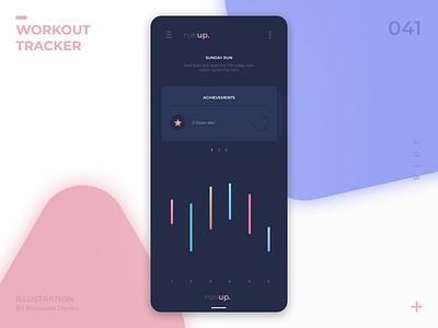 Daily UI 041: Workout Tracker dailyui design mobile ui workout workout tracker