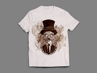 Steam Punk style t-shirt design