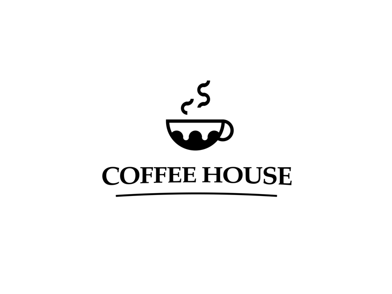 Coffee house logo design by Nachet Youssef on Dribbble