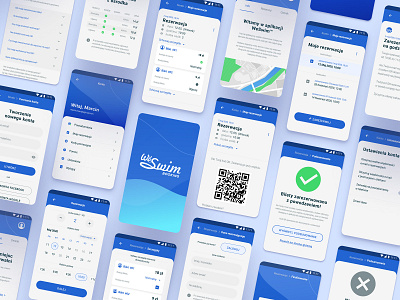 WeSwim Booking App android app application aqua booking calendar date design experience hour interface picker pool reservation swimmer swimming ui user ux weswim